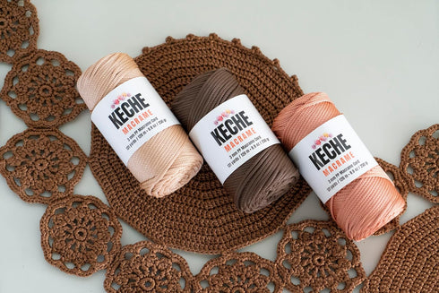 Macrame Cord | Macrame Supplies 3mm Polyester Macrame Rope Yarn for Table Runner Wall Décor Plant Hanging 131 Yards - Fuschia......