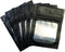 HANSER | Smell Proof Odorless Mylar Resealable Foil Pouch Bags with clear Window | Stand up bottom | Airtight | matte black | 100 Pieces | 3x4 inc...