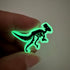 12Pcs Glow in the night dinosaurs shoe charms for Boys Kids shoe Decoration PVC Decoration for Shoes Bracelets Dinosaurs Themed Party Favor...
