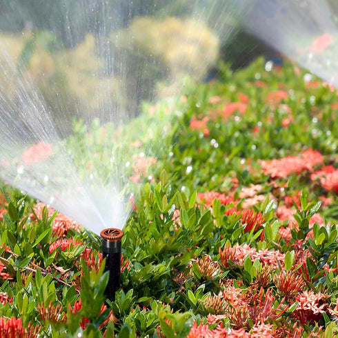 10 Pieces Variable Arc Nozzle, Replacement Pop-up Sprinkler Heads Compatible with Most of Adjustable Pop Up Sprinkler Spray Head for Garden Lawn I...
