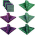 SHLAX&WING 5 Pieces Assorted Mens Silk Pocket Square Handkerchiefs Set Lot 89...