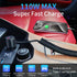 110W Fast Charging USB Car Charger, 3-Port Type-C Car Adapter with Retractable Cable for iPhone15/14/13, iPad, MacBook, Samsung Galaxy, and Other ...