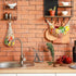 2 Pcs 11.8 x 20 Inch Large Macrame Fruit Hammock Under Cabinet Veggie Banana Hammock Hanging Fruit Basket Saves Counter Space for Kitchen Hand-wov...