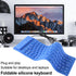 Soft Silicone Keyboard, Foldable Keyboard, Silent, Portable Silicone Wired Keyboard, USB+PS2 Interface, Convertible, Waterproof and dustproof, for...