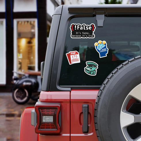50 PCS Programming Developer Stickers Coding Vinyl Decals Waterproof Patches Laptop Scrapbook Window Suitcase Gifts for Coders Programmers Hackers...