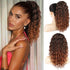 Curly Ponytail Extension Drawstring Ponytail for Women Natural Black Mixed Medium Auburn Curly Clip in Hair Extensions 16 Inch Ponytail Extension ...