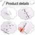 2 Sets Mini 3 Ring Binder Transparent Covers with Mini Binder Inner Paper Pockets Clear Soft PVC Notebook Closure Loose Leaf Folder Round Ring Bin...