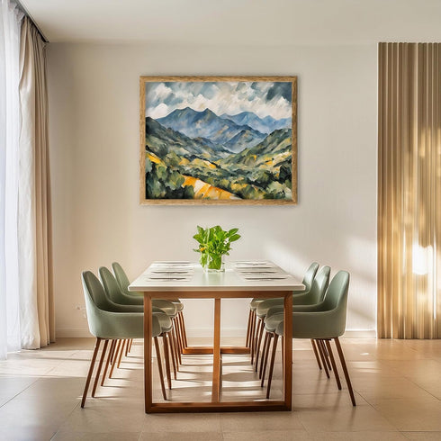 Posterizer 1 pcs- beautiful landscape-oil painting style-nature 3-Landscape & Nature Art-Floral Botanical Art- Decor for Home & Office- unframed w...