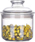 13.5oz Small Acrylic Storage Jar, Airtight Lid with Silicone Sealing Ring, Ideal Canister Container for Sugar, Tea, Spices, Herbs, Shells, Bath Sa...
