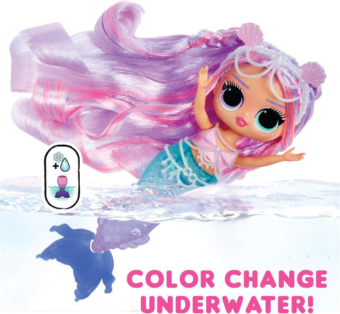 LOL Surprise Tweens Mermaid Lana Marine Fashion Doll with Color Changing Tail, Movable Fin, and Beautiful Accessories – Toy Gift for Kids Ages 4+...