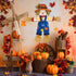Fall Scarecrow Garden Flag Outdoor Decorations for Outside Double-Sided Printed, Yard Flags House Banner Yard Sign Autumn Winter Thanksgiving Seas...