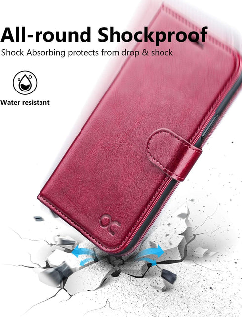 OCASE Compatible with iPhone 11 Wallet Case with Card Holder, PU Leather Flip Case with Kickstand and Magnetic Closure, TPU Shockproof Interior Pr...