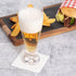AH AMERICAN HOMESTEAD Cocktail Napkins-Disposable Beverage/Bar Napkins-White Linen-Like Square Napkins-Eco-Friendly & Compostable-Everyday Use, Pa...