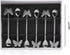 Alisveristime Traditional Ottoman Motif Tea Spoons - Decorative Stirring, Sugar, Tea Spoons (Set of 6) (Butterfly) (Silver)...