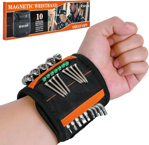 Magnetic Wristband for Holding Screws, Drilling Bits, Nails, Stocking Stuffers Gifts for Men Father's Day Gift Christmas Gifts for Dad Birthday Gi...