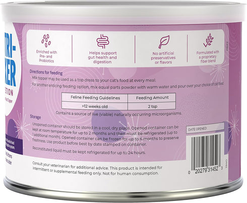 Pet-Ag Nutri-Mixer Digestive - 6 oz - Milk-Based Food Topper for Cats & Kittens 12 Weeks and Older - Easy to Digest...