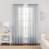 Pairs to Go Victoria Voile Modern Sheer Rod Pocket Window Curtains for Living Room (2 Panels), 59 in x 63 in, Grey, 2 Count...