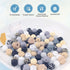 102 Pcs Silicone Beads for Keychain Making, DIY Silicone Beaded for Pacifier Clips kit and Teacher lanyard, Rubber Beads for Making DIY Crafts, Du...