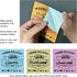 Smoker Grill Pellet Label Stickers, for Wood Pellet Storage Containers, Pasted on Pellet Storage Bucket for Easy Identification of Pellets of Diff...