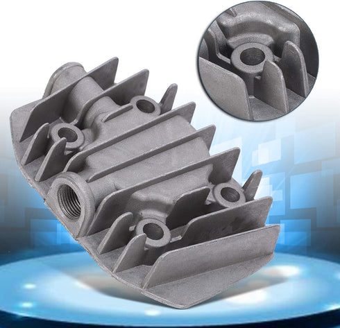 2Pcs Air Comprr Cylinder, Small 2. 3P Air Comprr Coolin Parts, 48mm X 62mm Aluminum Cylinder for Efficient Coolin...