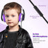 rockpapa HS20 Wired Kids Headphones for School, Foldable Lightweight Boy Girl Headphones with Microphone & 3.5mm Jack for 3-15 Year Old for Airpla...