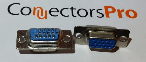 Pc Accessories 10 Pairs D-Sub HD15 High Density Solder Male and DB HD15 Female Connector 3-Row, 20-Pack (10 Male + 10 Female)...