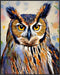 Posterizer 1 pcs- Abstract oil painting style poster of an owl-Art for Animal Lovers-Floral Botanical Art- Gift for Men Women -Decor for Bedroom, ...