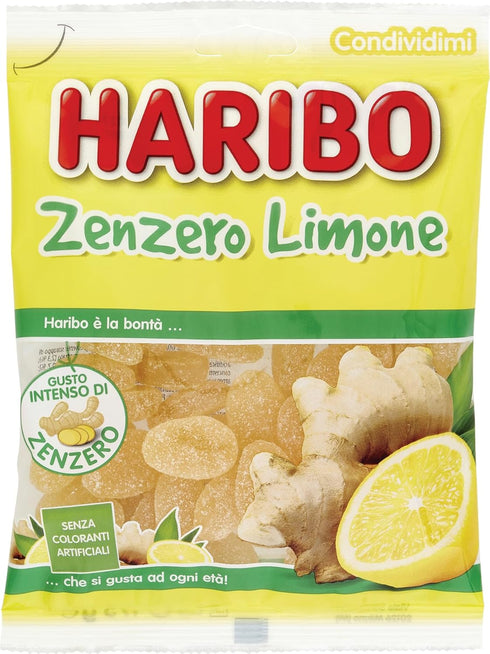 Haribo Ginger-Lemon Gummi Candy 175g/6.17oz...