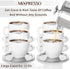 Mixpresso Stainless Steel French Press Coffee Maker 27 Oz 800 ml, Double Wall Insulated French Press Stainless Steel & Tea Brewer Easy Clean & Eas...
