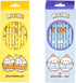 Molang 8-Piece Pencil Set 1pack - Soft #B Pencil Lead - Kawaii Cute Korean Stationery, Smooth Writing Experience, Perfect for Drawing, Sketching, ...