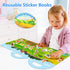 Reusable Sticker Books for Toddlers 1-3, Farm Stickers for Kids, Stickers for Toddlers 3+ Ages, Airplane Train Car Travel Essentials Toy for Kids ...
