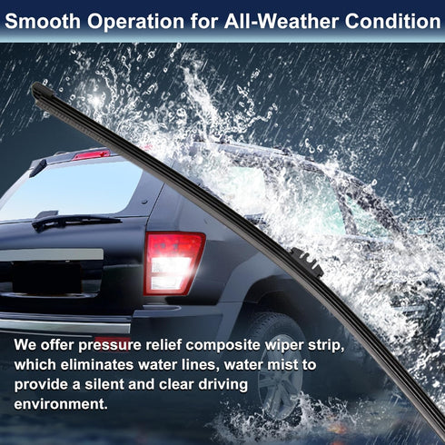 X AUTOHAUX 380mm 15" Rear Window Windshield Wiper Blade for Ford Edge 2016-2021 for Volvo XC90 2007-2012 for XC60 2010-2011 for BMW X5 E70 2007-20...