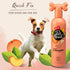Quick Fix Shampoo and Conditioner for Dogs 16.0 fl. oz. Peach Scent. Nourishes and softens the coat. Natural and Vegan Ingredients. Gentle formula...