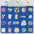 100Pcs Laboratory Stickers for Water Bottles Vinyl Waterproof Cute Cartoon Science Stickers for Kids Physical Chemistry Rewards Decals for Laptop ...