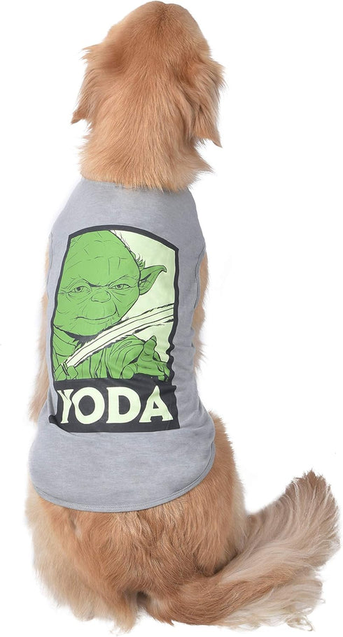 Star Wars for Pets Yoda Dog Tee - Star Wars Dog Shirt for Large Dogs - Size X-Large - Soft, Cute, and Comfortable Dog Clothing and Apparel, Cute D...