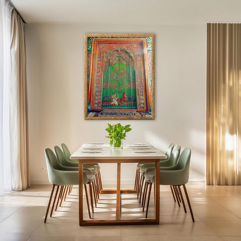 Posterizer 1 pcs-intricate colorful art-Goddess Durga-Hindu mythology 1-Religious Posters Gift For Buddhism Meditation philosophy Fans- unframed w...