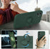 ABITKU Compatible with iPhone 12 Case, Silicone with 360°Ring Kickstand Holder (Support Magnetic Car Mount) Soft Silk Microfiber Cloth Designed fo...