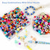 300Pcs 12mm Silicone Lentil Beads, Silicone Spacer Beads for Necklace Bracelet Keychain Pens Craft(White)...