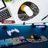 Mouse Pad, Premium-Textured Oval Computer Mousepad, 8.7" x 7.1" Thick 3mm Anti-Slip Waterproof Rubber Mouse Mat, Cute Mouse Pad for Office, Home, ...