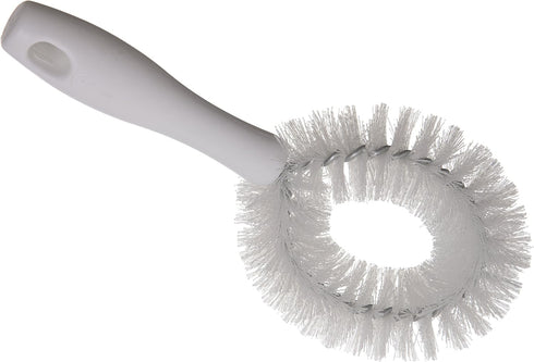 SPARTA 4016402 Plastic Curved Brush, Vegetable Brush With Stiff Bristles For Commercial Kitchens, 8.75 Inches, White...