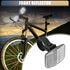 X AUTOHAUX Bike Reflectors 2.13"x1.57" Bicycle Warning Reflector Bike Accessories Plastic White...