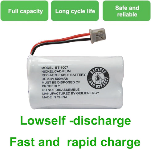GEILIENERGY BT1007 BT-1007 BBTY0651101 Battery Compatible with BT904 BT-904 BT1015 BBTY0460001 BBTY0510001 BBTY0624001 BBTY0700001 HHR-P506, HHR-P...