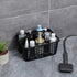 JiatuA Portable Shower Caddy Basket with Compartments Cleaning Supplies Organizer with Handle Plastic Storage Divided Tool Bin for Bathroom, Bedro...