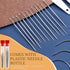 34 PCS Hand Sewing Big Eye Needles, Self Threading Needles for Hand Sewing, 30-Count Assorted Embroidery Needles, Large Eye Embroidery Hand Sewing...