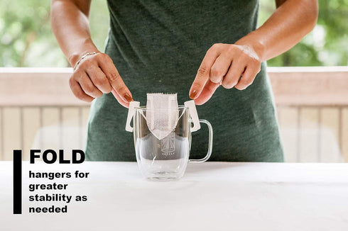 Tribo Coffee Single-Serve Portable Pour Over Drip Coffee - Papua New Guinea - 10 Servings (Medium-Dark Roast)...