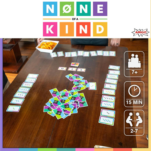 AMIGO Games None of a Kind Brainteaser Card Game – A New Kind of Matching Game That is Fun for The Whole Family – for Kids & Adults Ages 7 & Older...