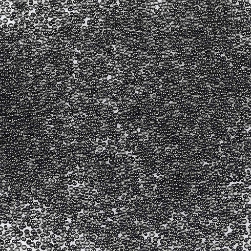 Size 12/0 Crafts Glass Seed Beads 2mm Black Beads for Jewelry Making (Total About 100g About 11000pcs)...