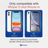 Full Screen Protector for iPhone 11 / XR with Innovative Silicone Border......