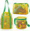 3 Pcs Mesh Beach Bag Set, Sand Beach Toy Bag, Seashell Collecting Bag Tote with Adjustable Carrying Strap & Zipper/Drawstring, Pool Toy & Sand Toy...