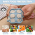 O’doe Silicone Baby Popsicle Molds & Baby Fruit Feeder with 1 Clip, 1 Pack Freezer Tray with Lid, 1 Breastmilk Popsicle Molds for Teething Relief,...